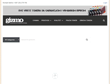 Tablet Screenshot of gizmo.ba